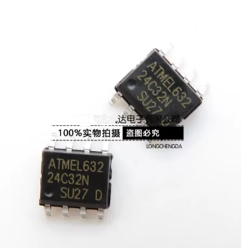 

10pcs-50pcs AT24C32N-10SU-2.7 24C32N Memory SOP8 2-Wire serial electrically erasable and programmable read only memory (EEPROM)