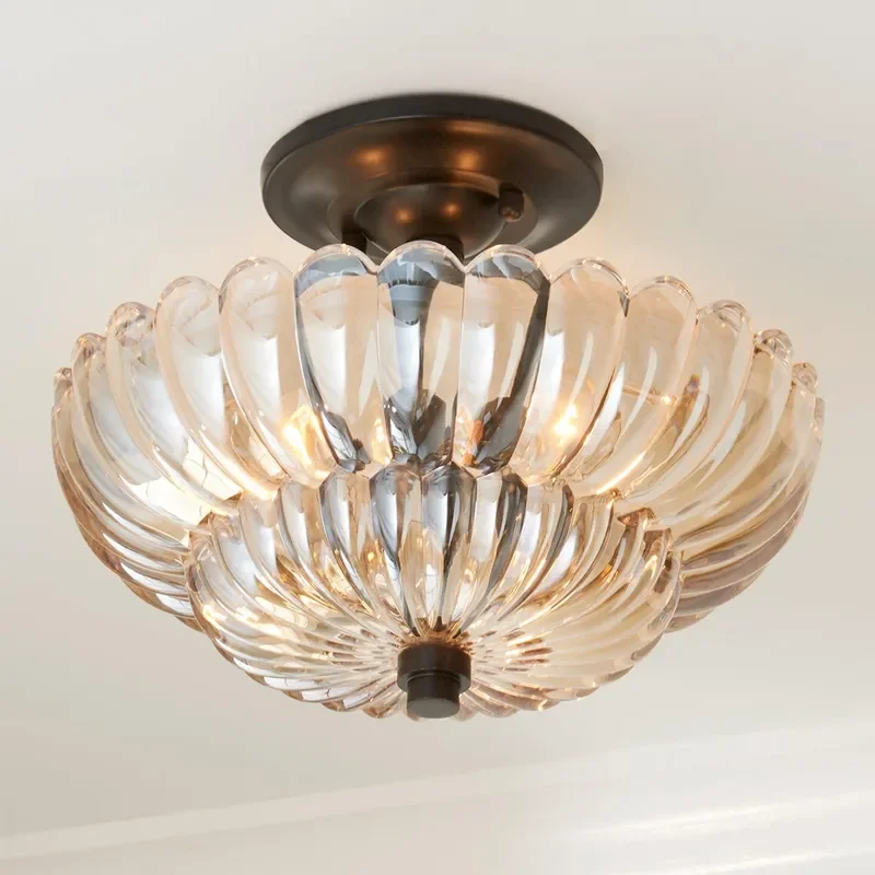 Hallway Kitchen Dining Room Decoration Handmade Glass Ceiling Light Modern Unique Ceiling Light