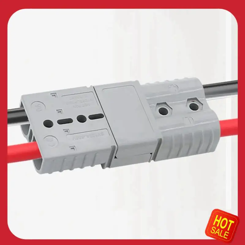 

A08I 10PCS Anderson Style Plug Connector 120A With Anderson Handle Forklift Battery Charging Quick Connectors Kit Easy Install R