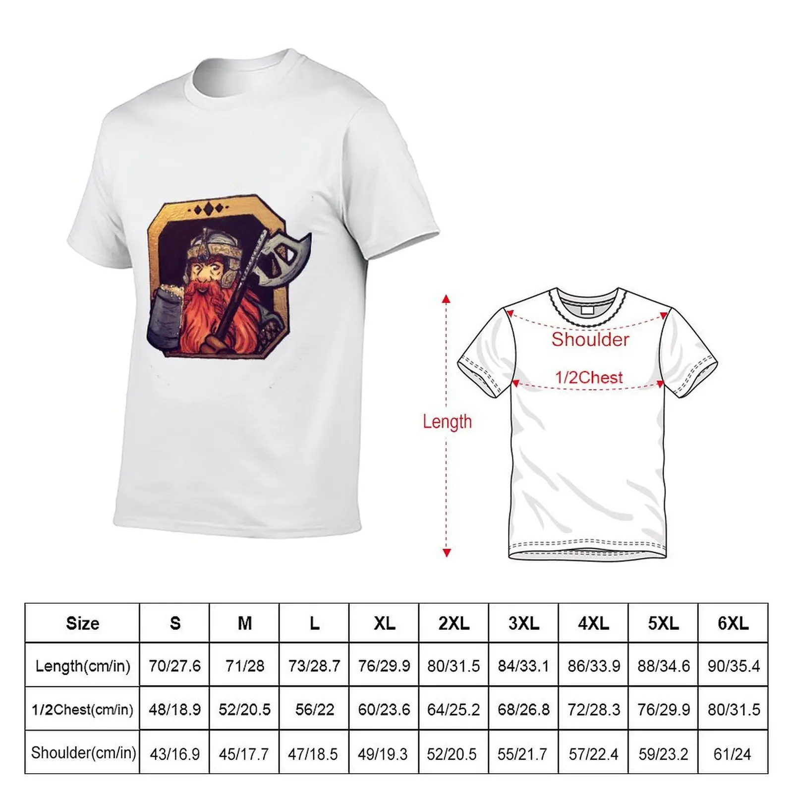 man Lotr designer shirts for gimli shirts T-Shirt prompt cotton t shirt man t men t