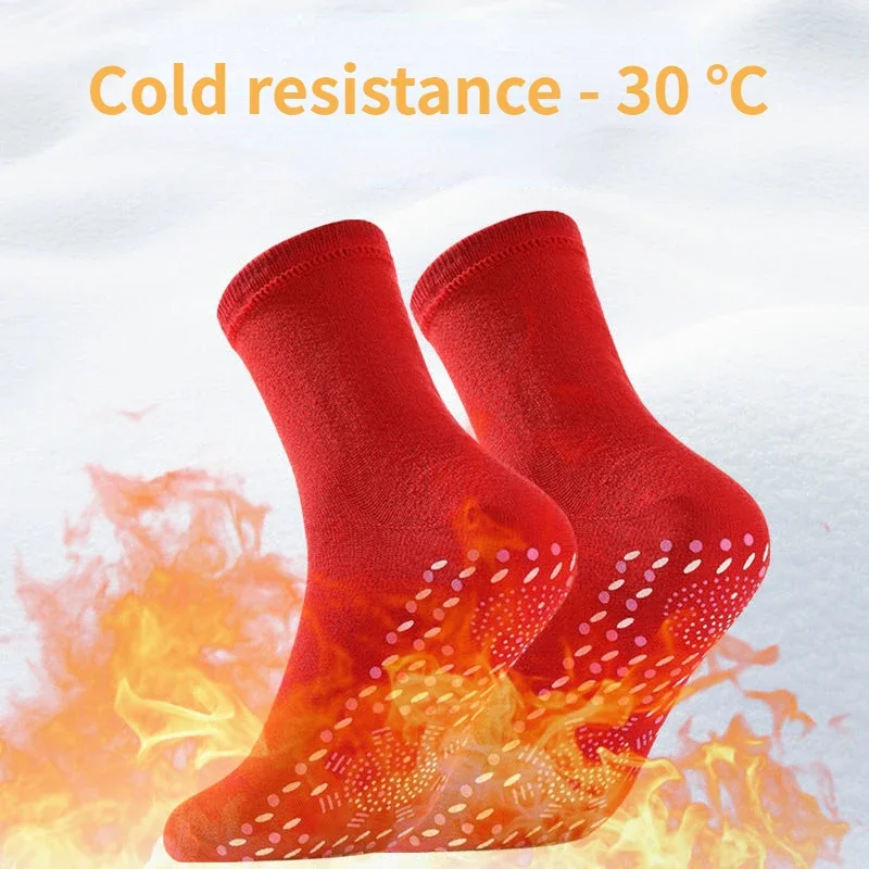 Winter Self-heating Socks Women Man Warm Socks Magnetic Therapy Health Care Warm Foot Socks Massage Ski Sports