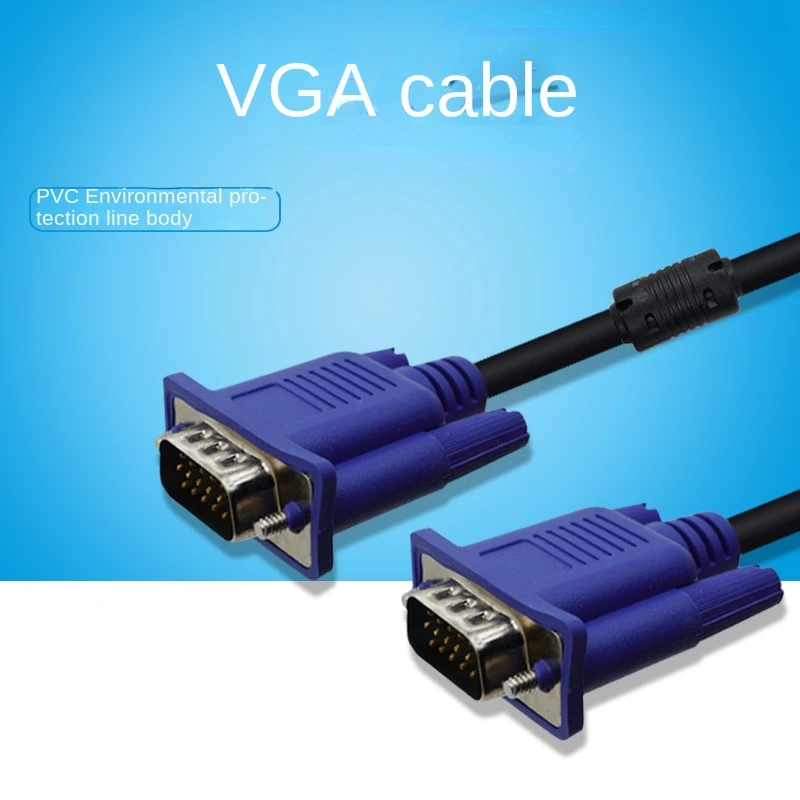 ذكر إلى ذكر 3 + 5 كابل تجهيز مرئي للكمبيوتر شاشة عرض تلفزيون صندوق العارض HD VGA فيديو تمديد كابل 1.5/3/5 متر تمديد إشارة كابل