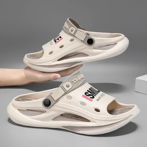 صنادل خارجية للرجال والنساء شباشب الشاطئ نعال مريحة ناعمة نعل قباقيب زلة أحذية كاجوال حجم كبير 46 47, 2024 أفضل 8 كروكس مبيعا مقاس 47 - رقم 5