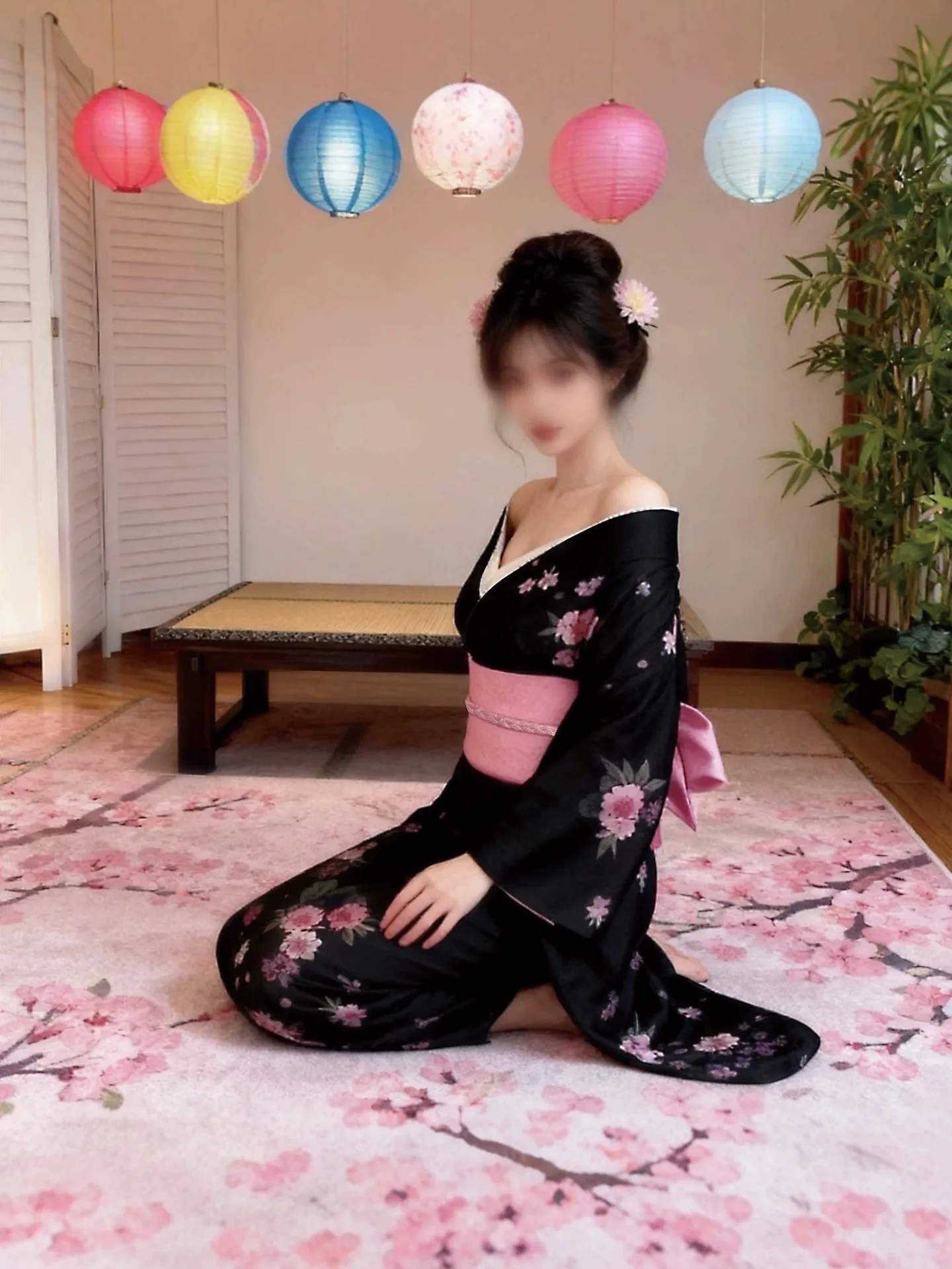 

Japanese Kimono For Women Young Elegant Modified Summer Sauna Bathrobe Photoshooting Drama Anime Cosplay Costume Travelling