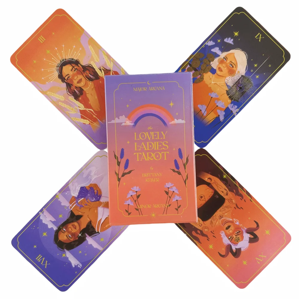 The Lovely Ladies Tarot Cards Deck Featuring Artwork Characters Oracle Board Playing Table Game For Party