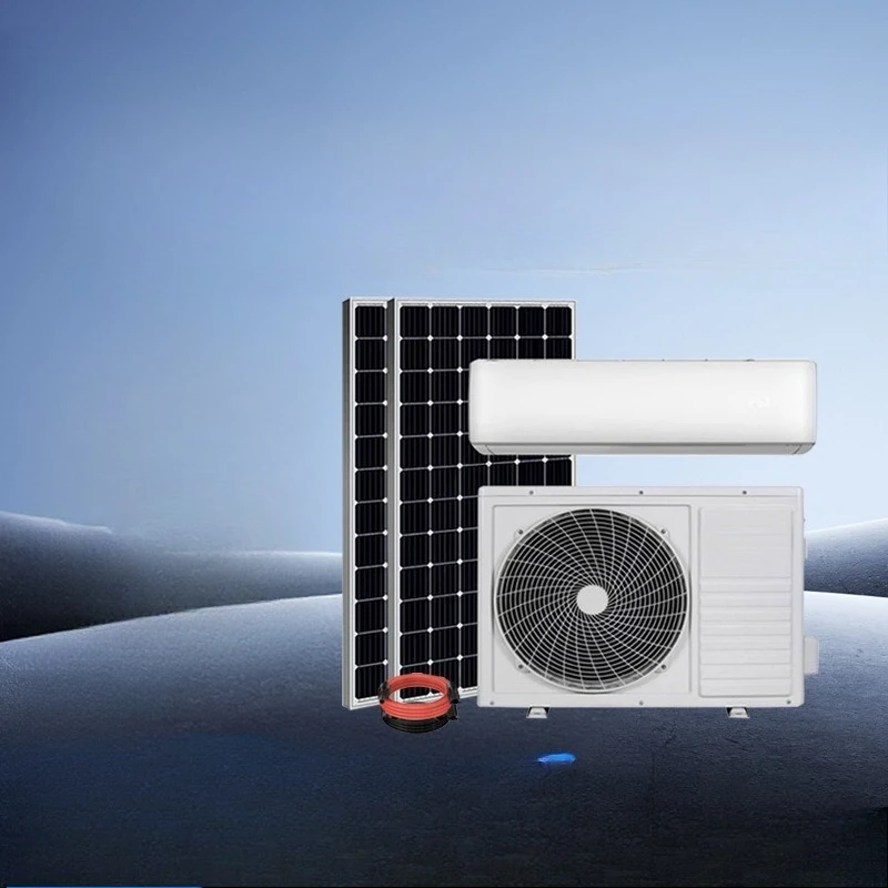 Solar air conditioner energy saving, photovoltaic power during the day and mains power APP control air conditione