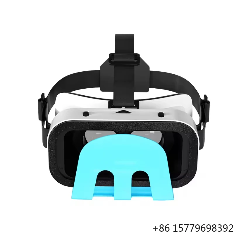 

Mobile VR Headset Box Full-Screen 3D Virtual Reality Glasses with Wide-Angle Lens for Movies Games