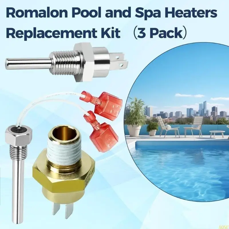 A0NC Heater Component Pool Heater Repair Part Stack Flue and Thermistor