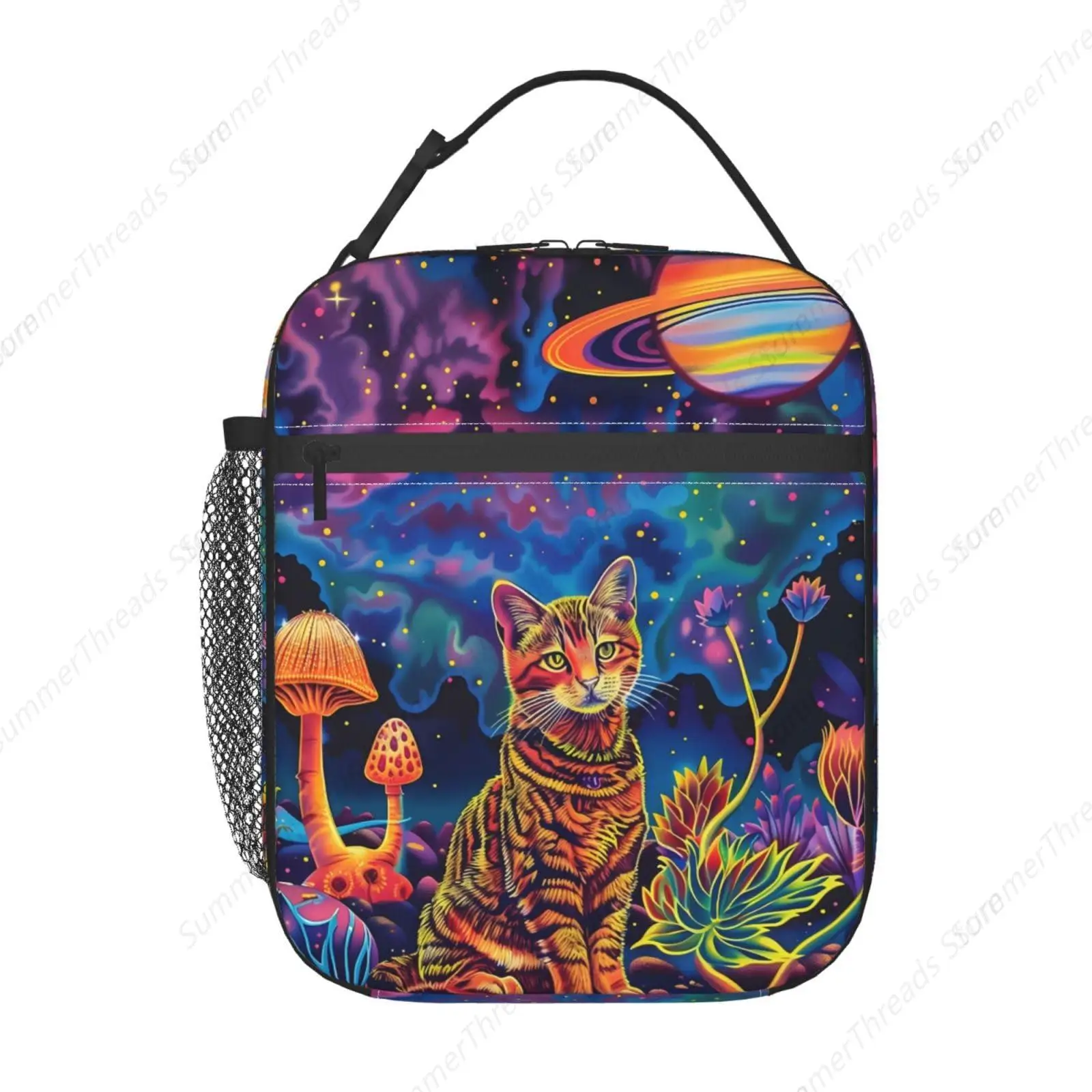 صندوق غداء كوني للقطط للنساء والأولاد والبنات والأطفال، حقيبة غداء معزولة للقطط والقطط المبردة للمدرسة والنزهات والمكتب والعمل #1