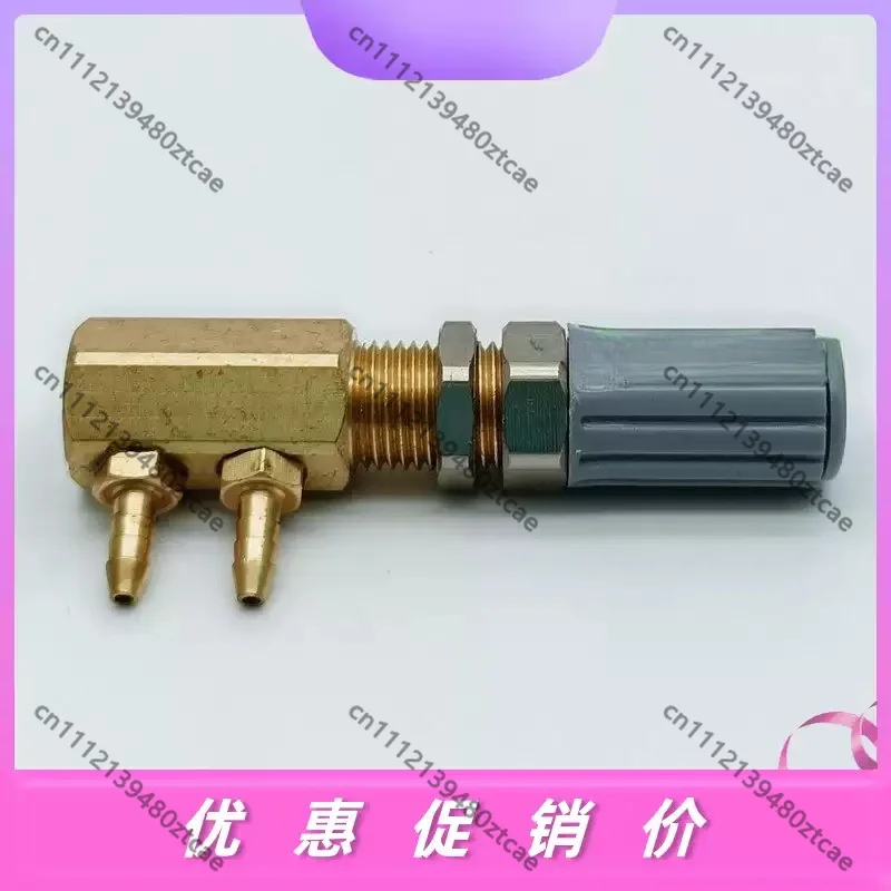 Dental Chair Unit Water Flow Adjustment Valve, 3mm Connector for 4*2.5mm Water‑Air Tubing, Micro Adjustment Valve Dental Chair
