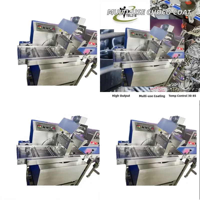 New Arrival Multi-function Chocolate Enrobing Machine with Milk for Ice Cream and Cake Production High