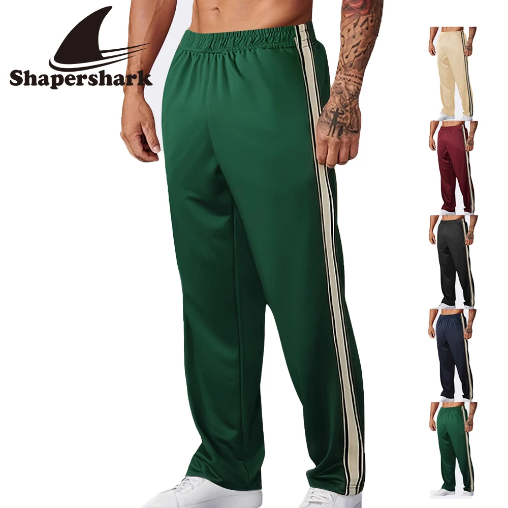 

The Latest Men's Fashion Sportswear Pants, Spring and Autumn Men's Straight-Leg Pants, American Loose and Versatile Trousers