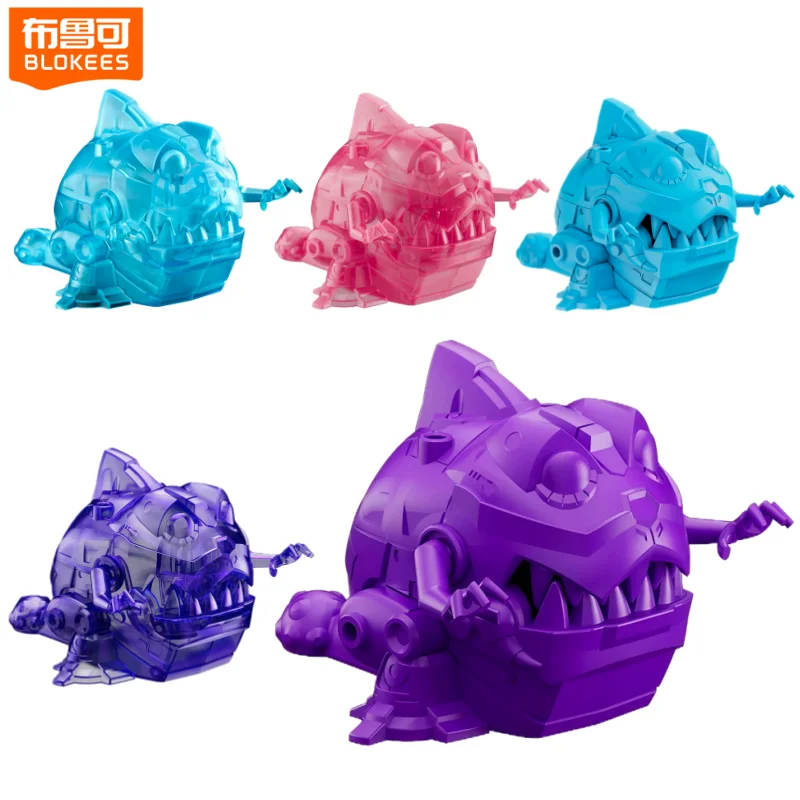 متوفر في المخزون Blokees Bloks Group Transformers G1 Sharkticon نموذج متحرك ألعاب صندوق تخزين صغير ألعاب هدايا عيد الميلاد #1