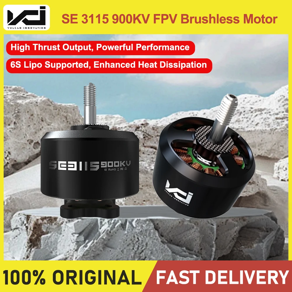 

VCI SE 3115 900KV 6S Brushless Motor for 10inch FPV Freestyle Long Range Cinelifter RC Drone