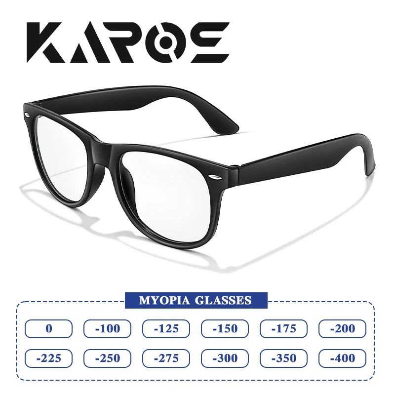 

Stylish Vintage Round Myopia Glasses With Light And Comfortable Short-sight Eyewear 0 -1 -1.25 To -4