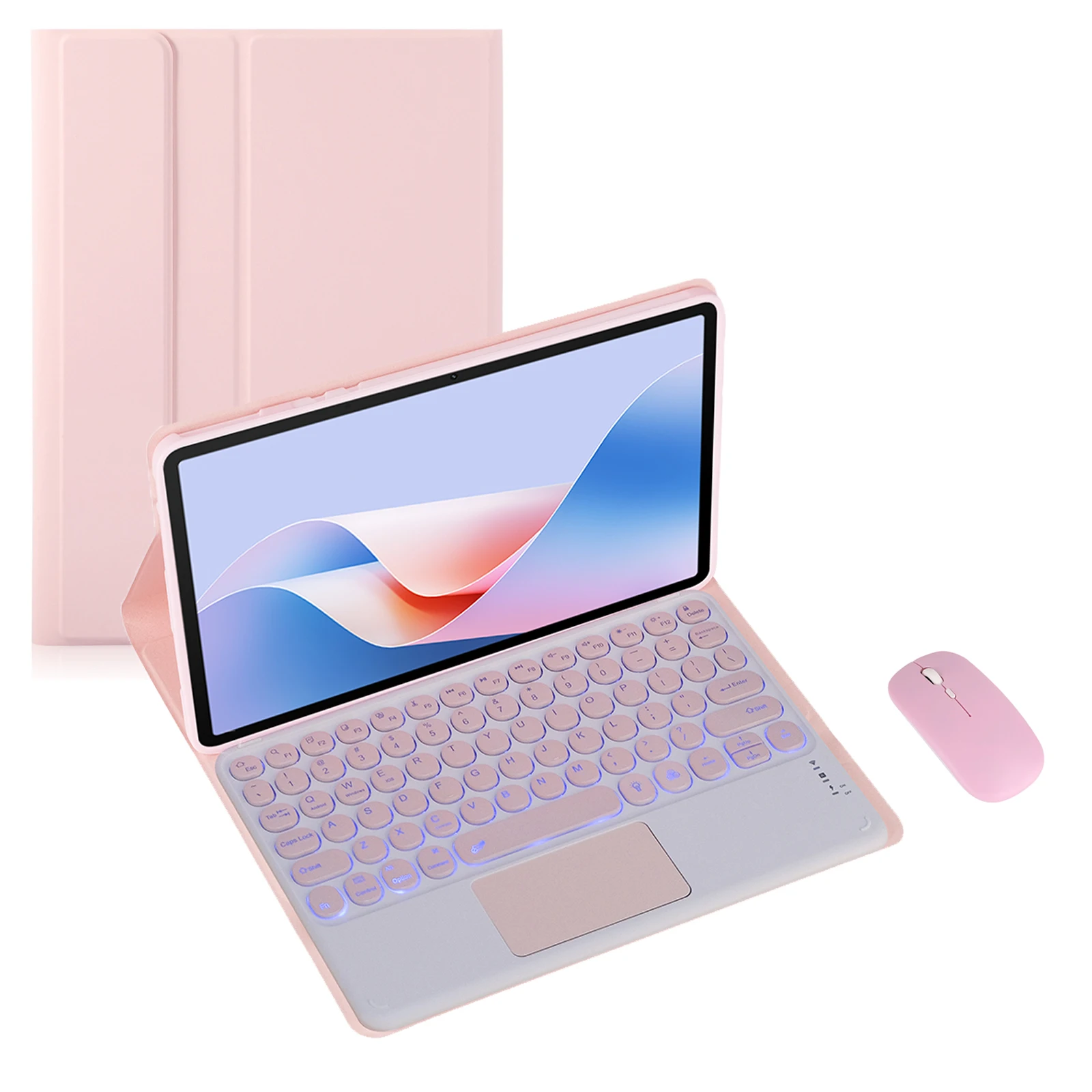 

Съемный Bluetooth круглый колпачок для клавиатуры и мыши для OnePlus Pad Go 11,4-дюймовый защитный чехол для планшета Круглый колпачок для клавиатуры