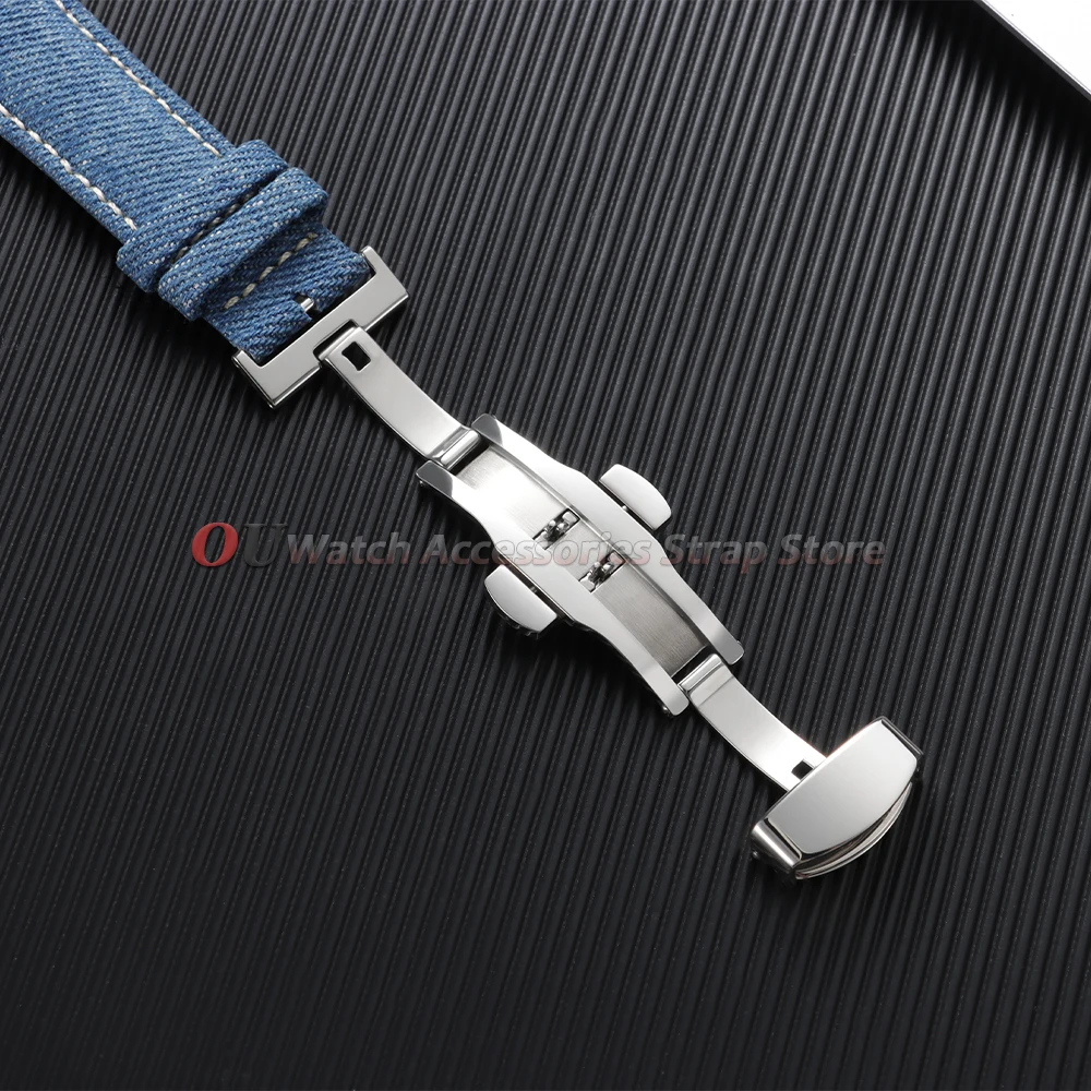 For Patek Philippe Nylon Watch Strap 25x13mm For Nautilus 5711/5712/5726/5980 Band Concave Interface Butterfly Buckle Bracelets
