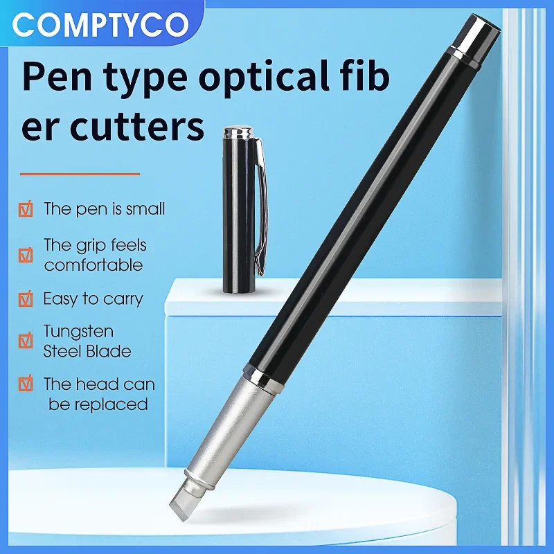 

NEW Fiber Cutting Pen Fiber Cleaver Pen Optical Fiber Cleaver Pen Type Cutter Cleaving Tool Flat Durable