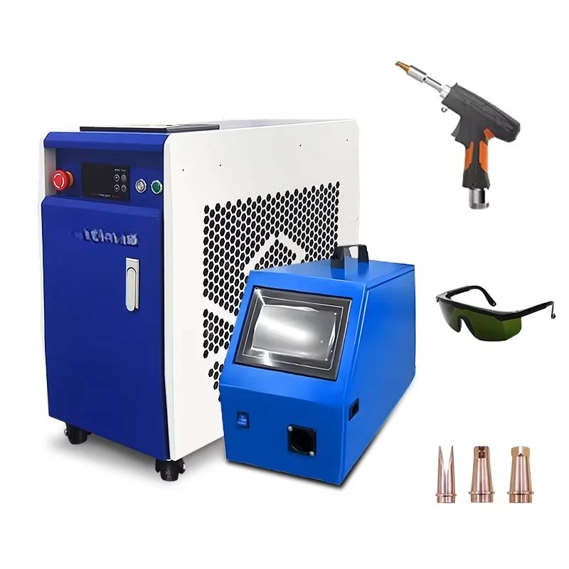 HJZ Laser 4 in 1 Portable Metal Cleaner and Welder 1000w 1500w 2000w 3000w Laser Welding Machine for Stainless Steel Aluminum