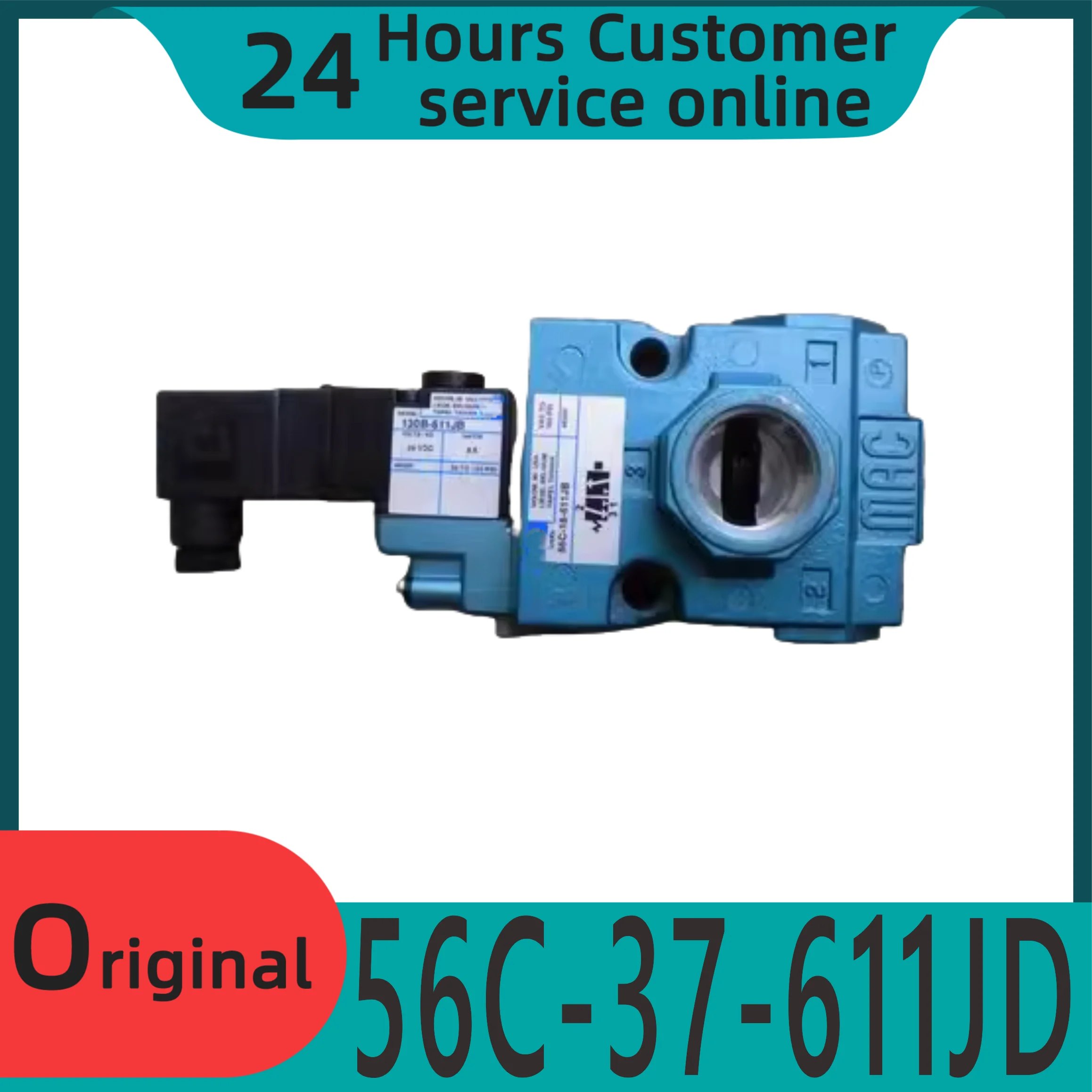 

Совершенно новый оригинальный электромагнитный клапан 56C-37-611JD.