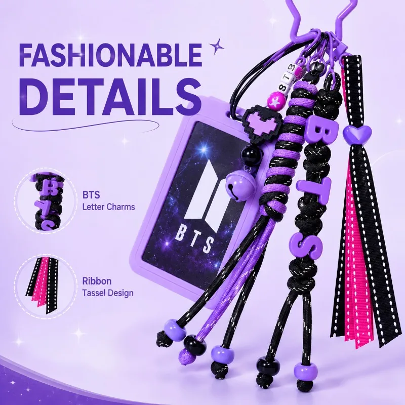 

Bt21 Fan Merch Cute Creative Bag Pendants, Fashion Multi-purpose Phone Straps & Keychains