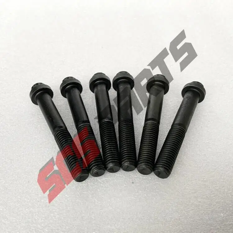 

6шт 3076055 Двенадцатигранный винт с головкой подходит для дизельного двигателя Cummins M11 QSM