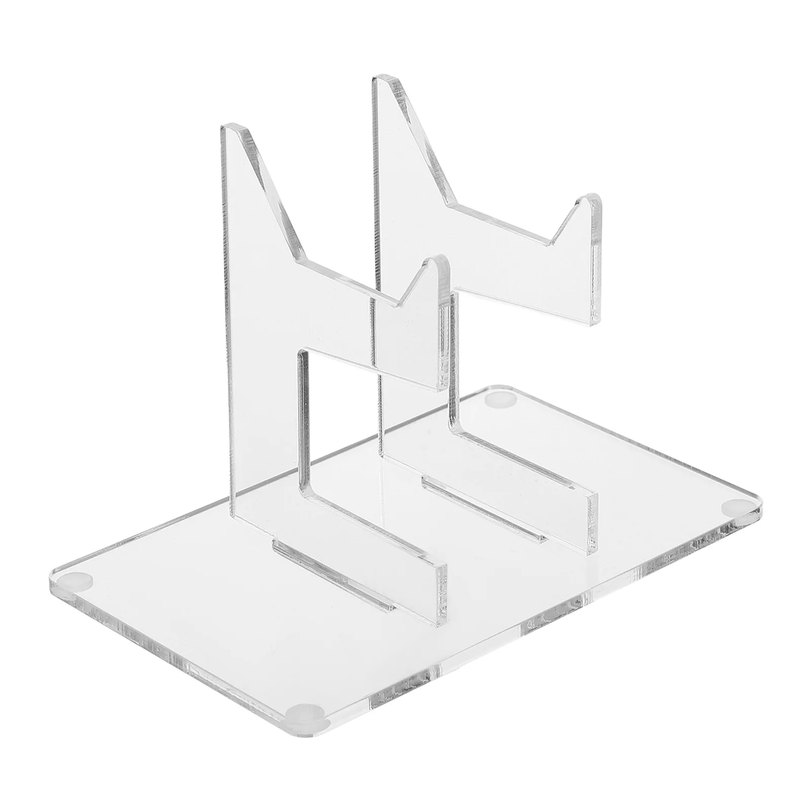 

Clear Game Controller Storage Stand Acrylic Holder for Desk Cabinet Glass Surface Universal Organizer Display Mount