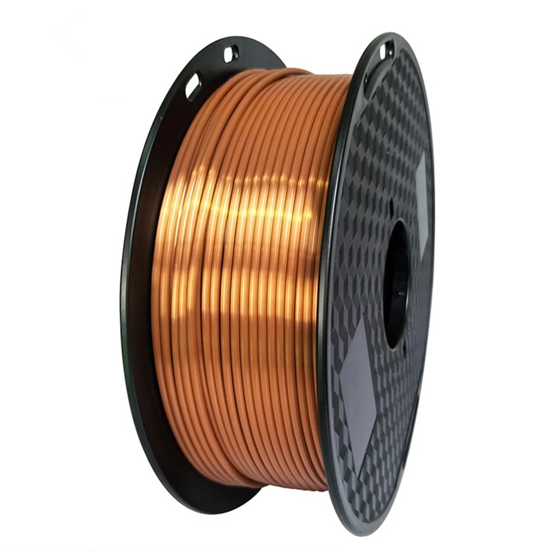 Silk Copper PLA 1.75mm 3D Printer Filament Luxury Silky Rich Luster 250g/500g/1kg Shiny 3D Pen Printing Materials Consumables