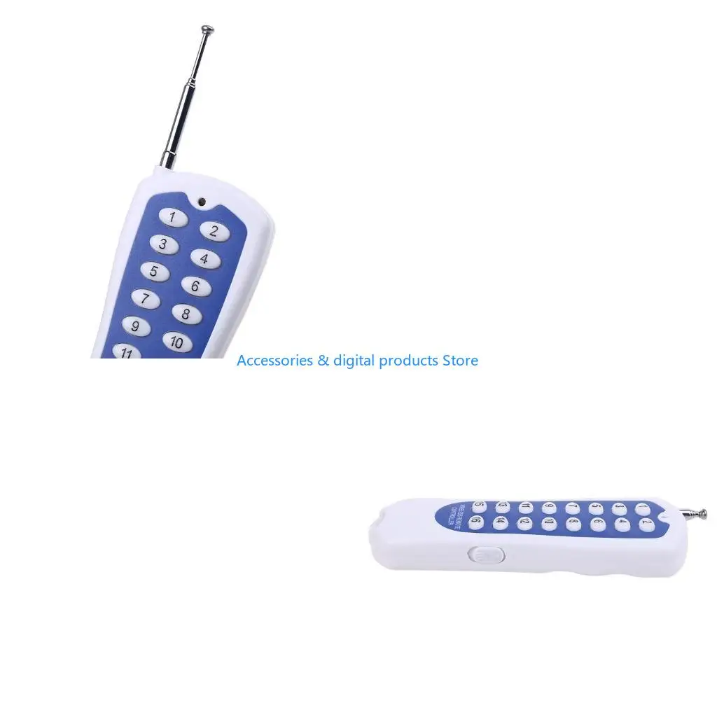 

77JD DC12V 16CH RF Wireless Remote Control 16 Keys Wireless Transmitter for Alarm