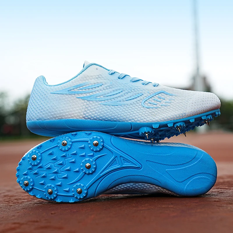 

Autumn New Shock-absorbing Mens Womens Track and Field Shoes Lightweight Racing Running Shoes Versatile Training Sports Shoes