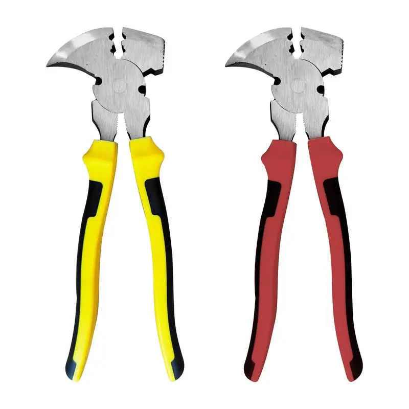 

Fence Pliers Barbed Wire Fence Pliers Tools Heavy Duty Multifunctional Hand Tools with Hammer Head Nail Puller for Bending