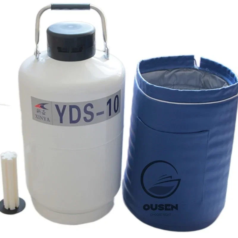 High Quality 10/20L Liquid Nitrogen Container Cryogenic Tank Dewar Liquid Nitrogen Container with Liquid Nitrogen Tank YDS-10