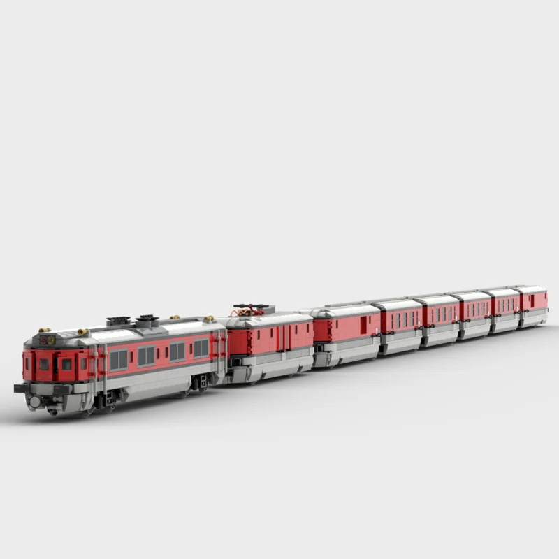 Intercity Transportation Spanish Multiple Unit Train MOC Building Block Motorized Railway Assembly Model Brick Toys Gifts