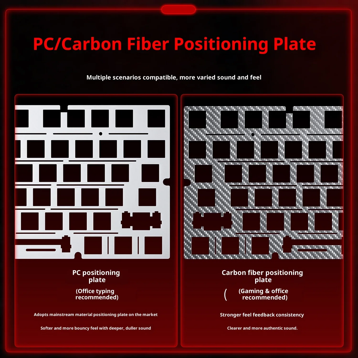 AULA Fire100 3Mode Mechanical Keyboard Aluminum Block Gaming Keyboard RGB FC High-Profile Keycap Gasket Hot Swap Gamer Accessory