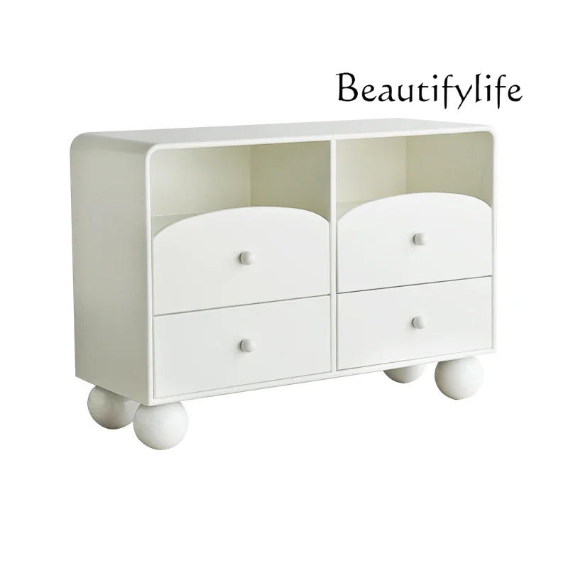 

Nordic style modern simple side cabinet, drawer storage, porch cabinet, light luxury wall locker