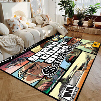 Classic Exciting Game Carpet G-GTA Gamer Carpet for Home Living Room Bedroom Rug Anti-Skid Area Rug Gaming bedroom decor carpet