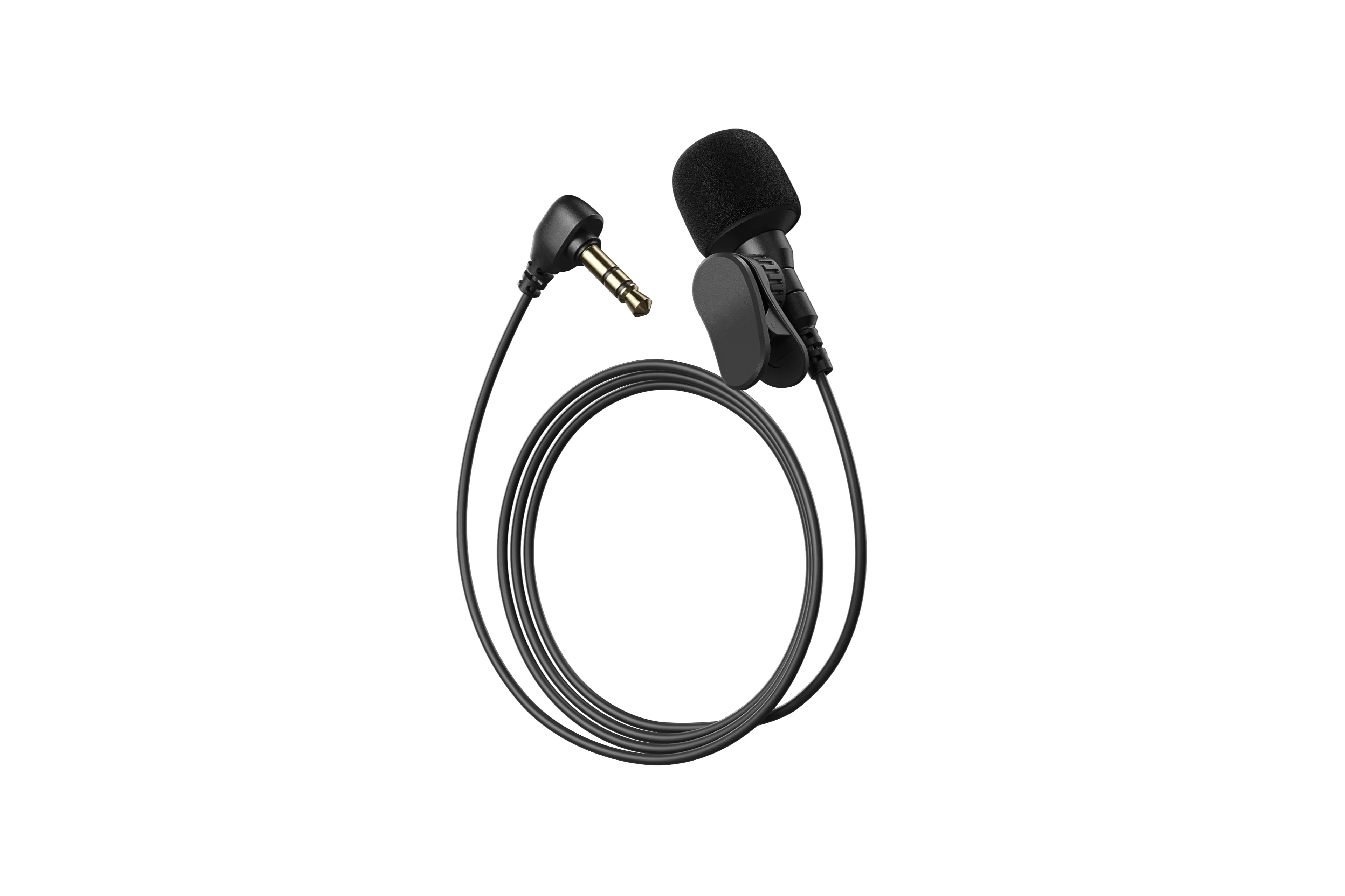 Wireless Microphone System Portable Clip on Lapel Mic with Noise Reduction for Video Interview Vlog Live Streaming