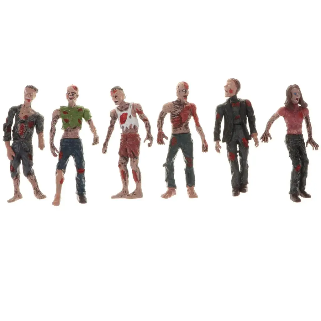 Set of 6pcs Walking Action Figures Movie Characters Model Kids Toys