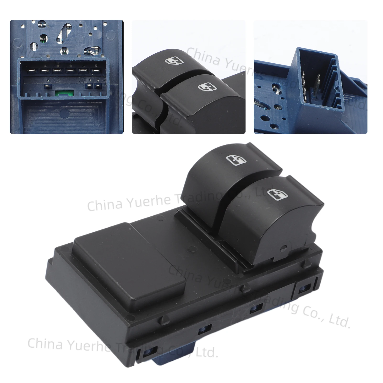 Car Front Left Power Window Switch Control Panel for Fiat Grande Punto Dynamic Emotion 2005-2012 735428719