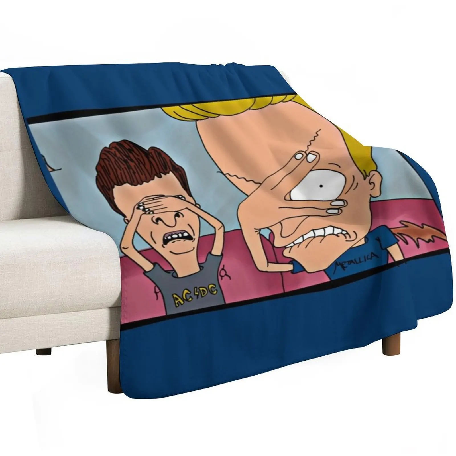 

Beavis and Butthead (1) Throw Blanket Heavy blankets ands Extra Large Throw Blankets