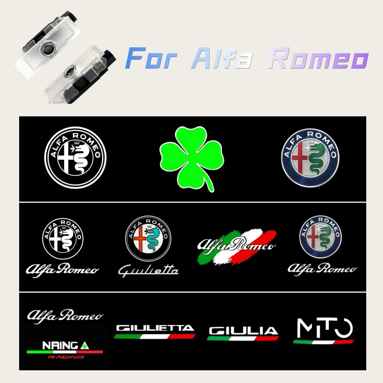 2Pcs For Alfa Romeo…