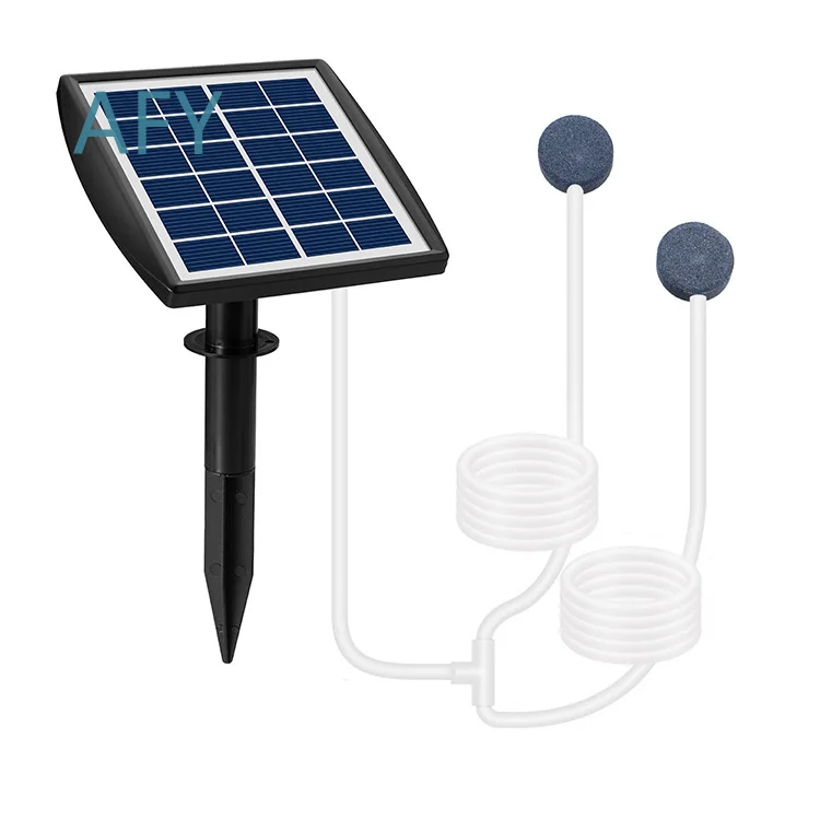 Solar Aerator Kit for Pet Fish Pond Outdoor Garden Home Aquarium Landscape Decoration Car for Solar Fountain Pump Air Stone