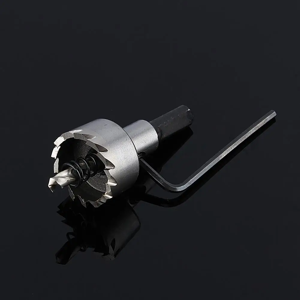 16mm-32mm for metal Hole Saw Cutter Drill Bit Set - Carbide Split Tip Pilot Tool for Steel Plate & Construction