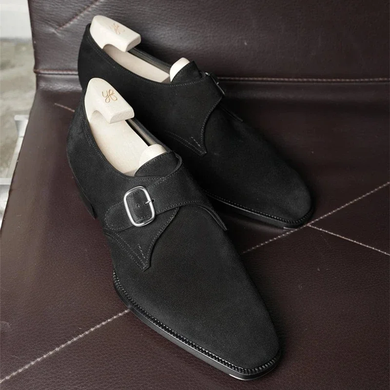 New Brown Flock Loafers Casual Shoes Slip-On Breathable Shoes for Men with  Size 38-46 Handmade Mens Shoes