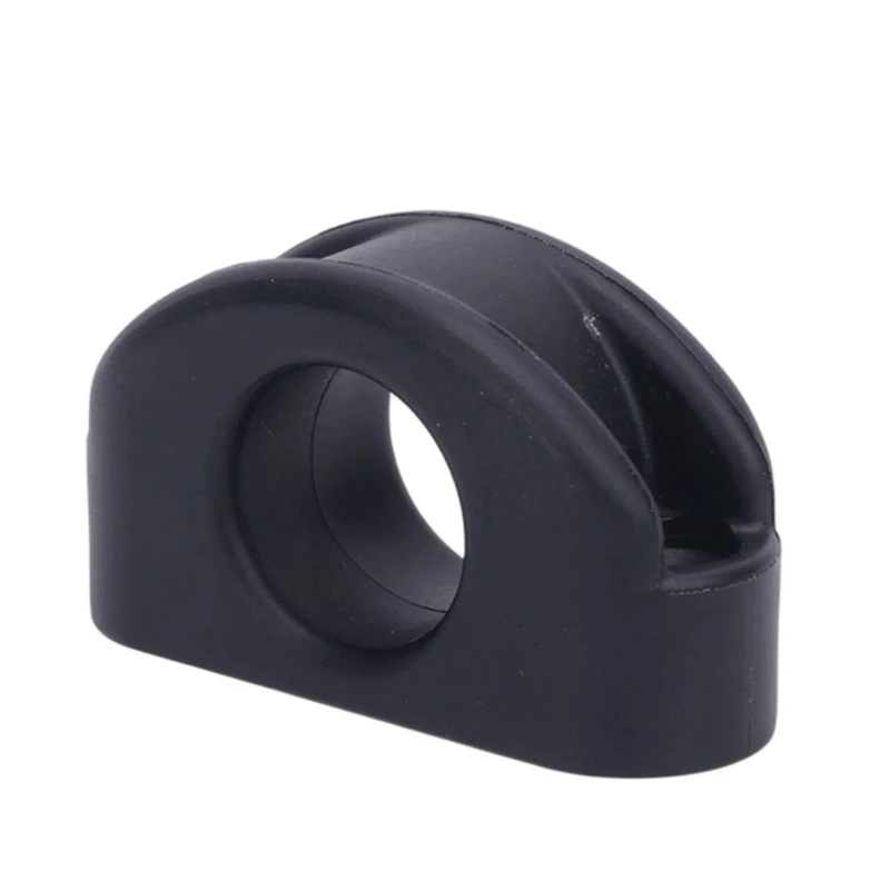 17mm Boat Rope Guide Fairlead with Molded Nylon Body and Central Passage for Marine Line Management and Equipment Updates