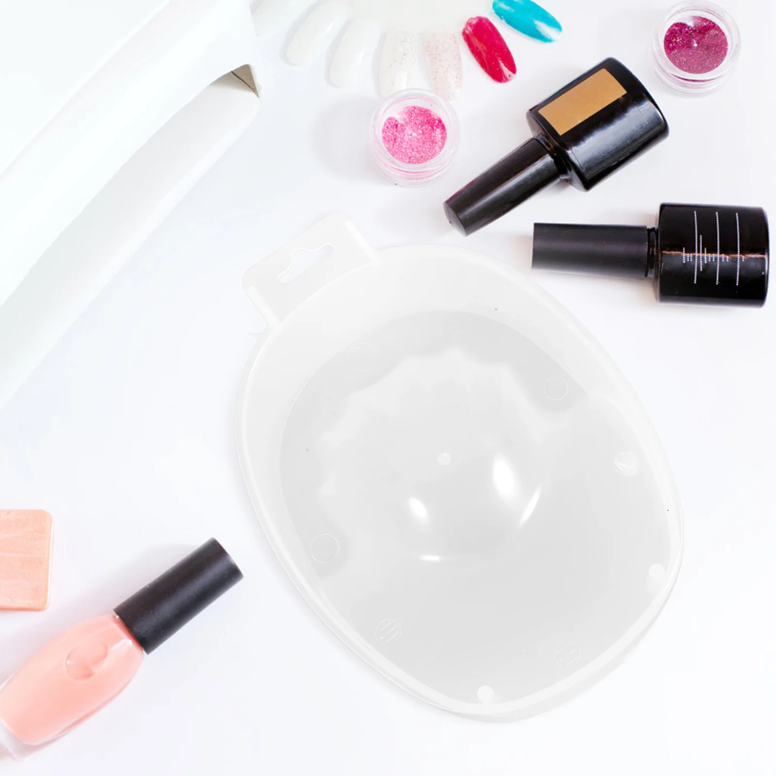 5 قطعة وعاء نقع مانيكير سعة كبيرة وعاء نقع اليد لإزالة الأظافر معالجة المياه الدافئة المنزل لتقوم بها بنفسك لوازم فن الأظافر