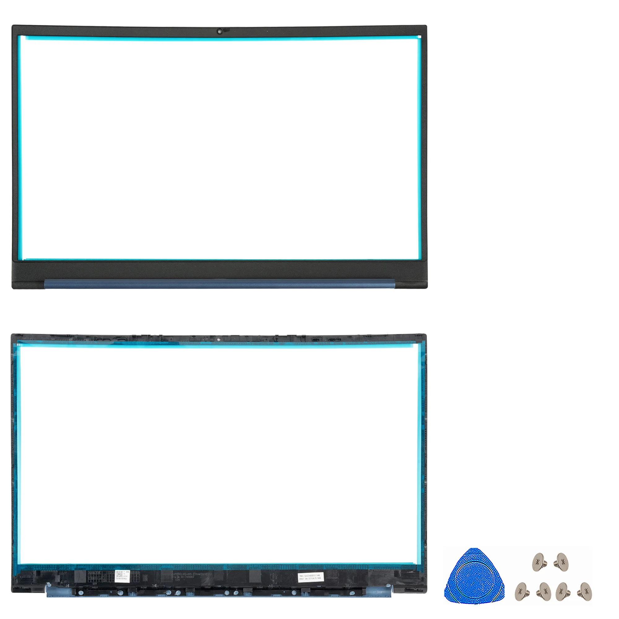 Nuevo para HP Pavilion 15-EG 15-EH 15Z-EH TPN-Q245 TPN-Q246 serie portátil cubierta trasera LCD superior marco de bisel frontal bisagras tapa trasera