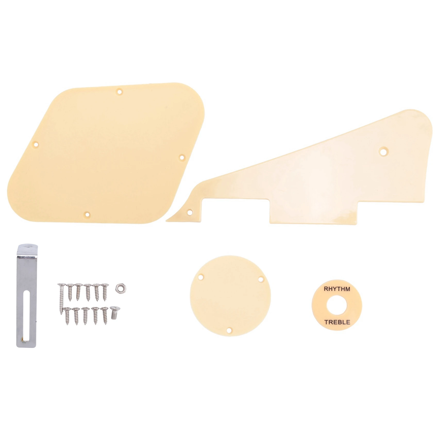 A99I-10Set الأصفر Pickguard تجويف التبديل يغطي لاقط محدد لوحة قوس مسامير صالح ليه بول الغيتار نمط كيت