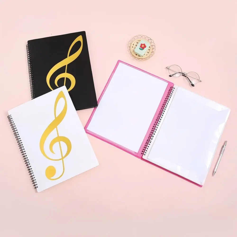 Music Folder A4 Sheet Organizer Document Storage Binder Book For Piano Violin Guitar Playing Professional Practice Tool