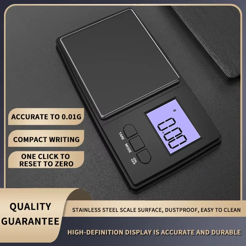Báscula de joyería para cocina, balanza Digital de bolsillo, 0,01g, 500g, 1000g